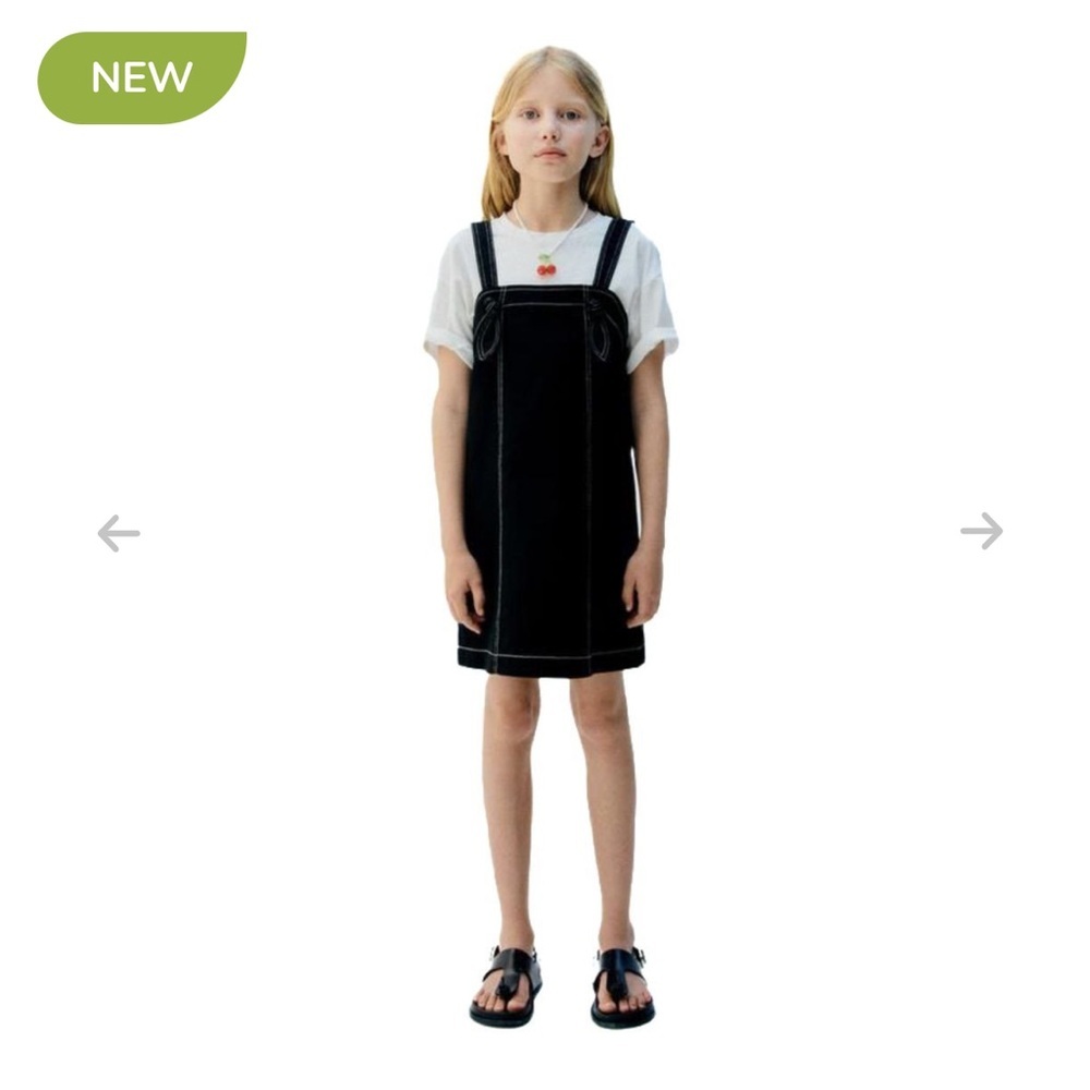 Zara Black Kids Casual Dress